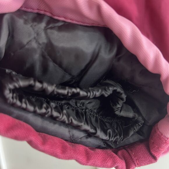 BERNE Pink Infant  Softstone Duck Insulated Bib Overalls Adj Snaps - Picture 5 of 5